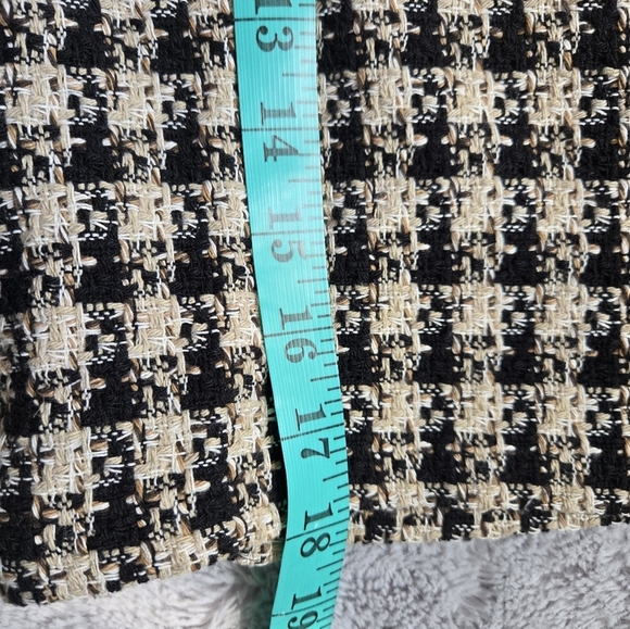 Zara Black and Tan Woven Tweed Pullover Cardigan. Size XS - Picture 11 of 11
